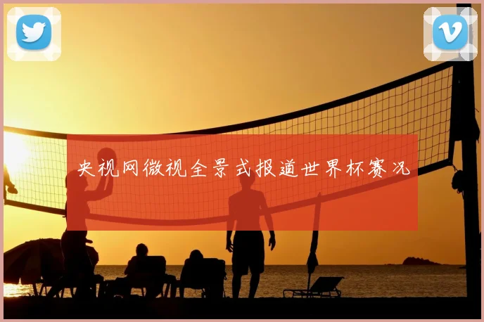 央视网微视全景式报道世界杯赛况